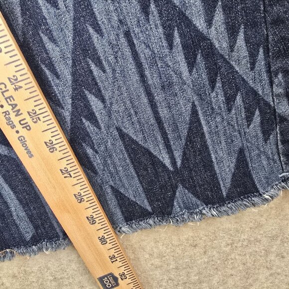 Ariat Womens High Rise Flare Jeans Chimayo Print Dark Wash Denim Size 30S - Picture 9 of 10